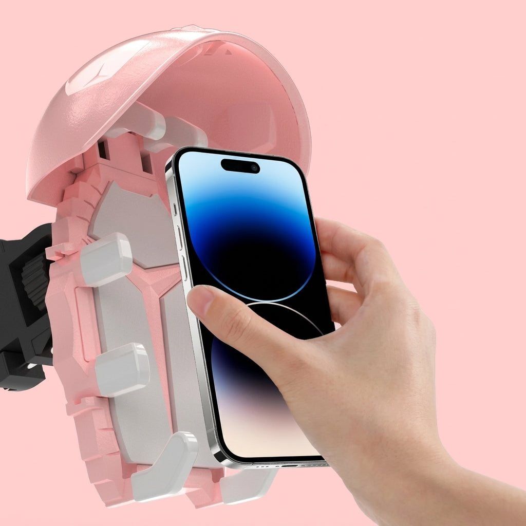 Shockproof Motorcycle Bike Phone Holder Waterproof Sun Visor Navigation Bracket
