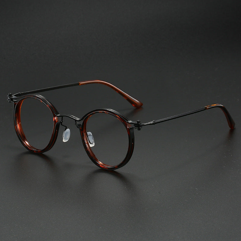 Vintage Round Metal Eyeglass Frames