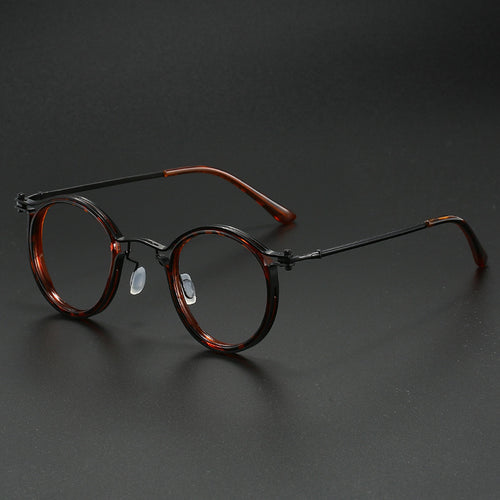 Vintage Round Metal Eyeglass Frames